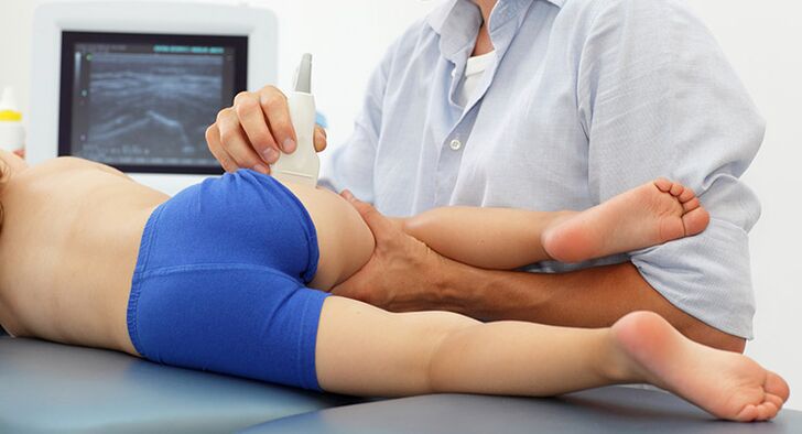 Ultrasound can help identify certain diseases accompanied by pain in the hip joint. 